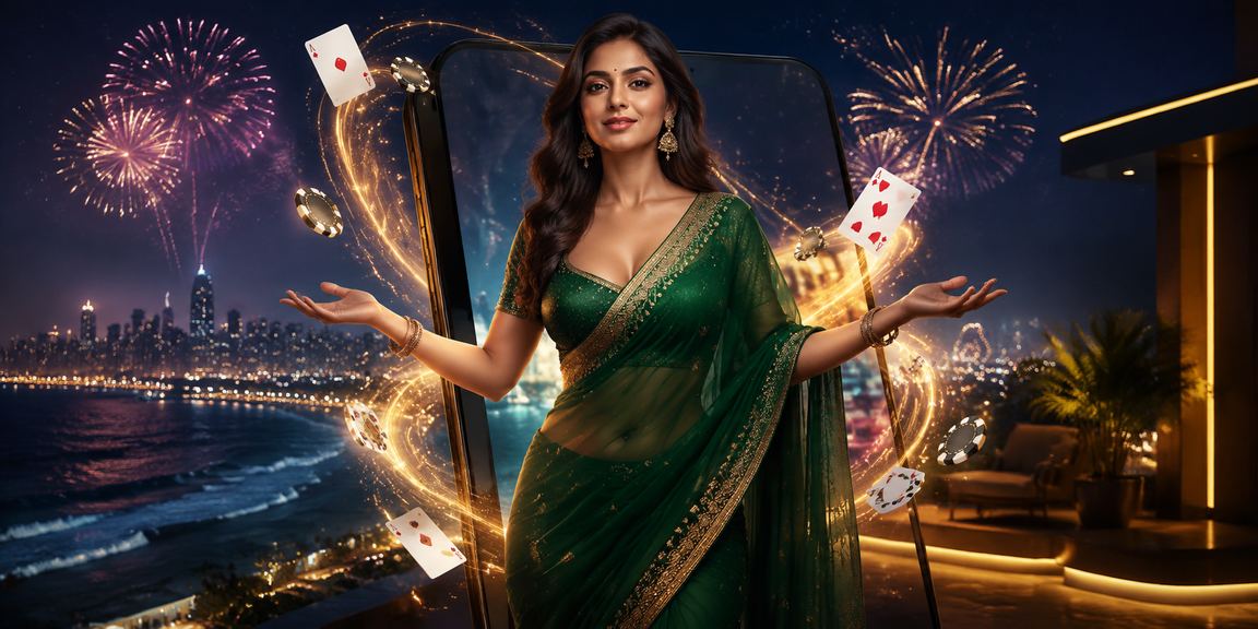 Delhi poker game night scene with vibrant sarees